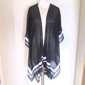 DKNY Shawl Cover-Up Beach Wrap